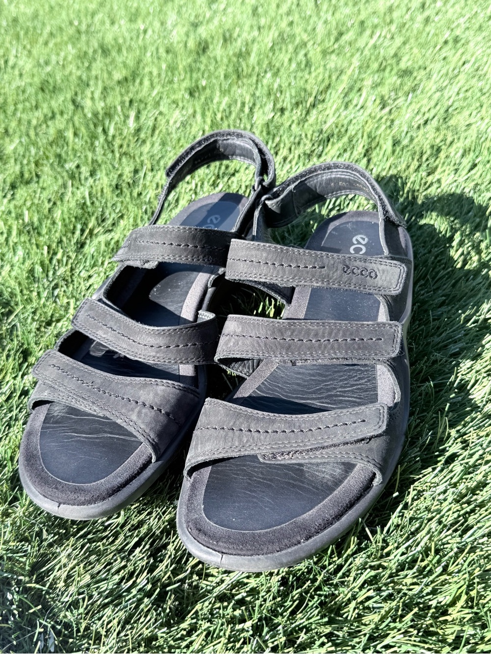 ECCO sandals, black, EU 39